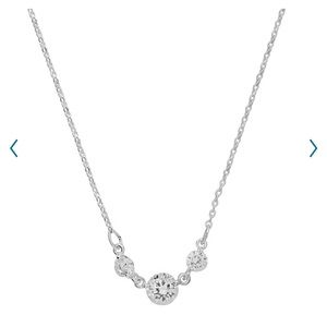 LC Lauren Conrad Cubic Zirconia Tri-Stone Short Necklace